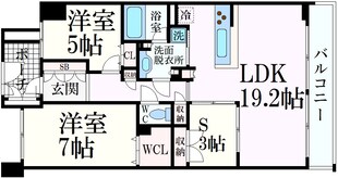 ワコーレ神戸本山ガーデンズの物件間取画像